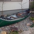 Empty canoe