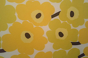 Yellow flowers print
