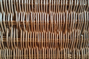 A wicker basket