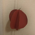 Red paper apple