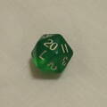 A twenty-sided die